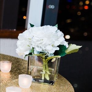 7 5x5 wedding flowers vases with resin